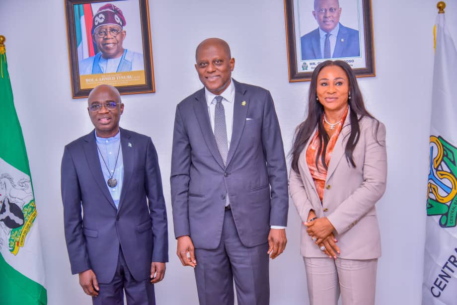 Benue State Governor Fr Alia and CBN Governor Cardoso (Nigerian mining)