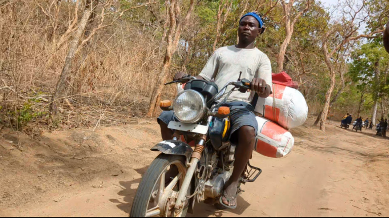 A biker in Daba in Oyo state (Nigerian Mining)