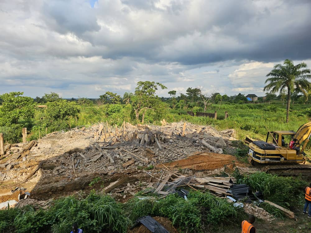 Coal Mining site repurposed for storey building where clandestine operations hold. 