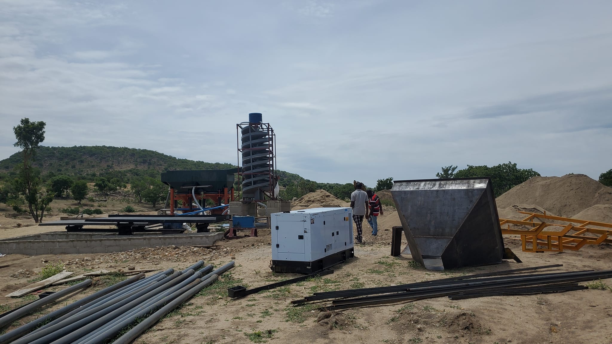 Large scale mining of Monazite ongoing in Kanam LGA - Plateau State, Nigeria. (Nigerian Mining)