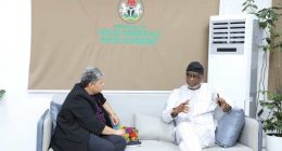 Leilani Bin-Juda and Honourable Minister of Solid Minerals, Dr. Dele Alake ( Nigerian Mining )