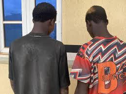 Modashiru Nasiru (18) and Hassan Yahya (19) arrested for illegal mining and cable theft 