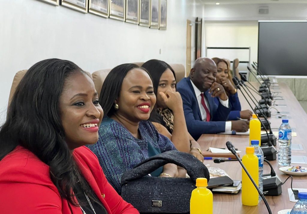 Ecobank executives with members of WIMIN