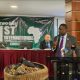 EFCC chairman speaking at the first international conference for climate change and anti corruption