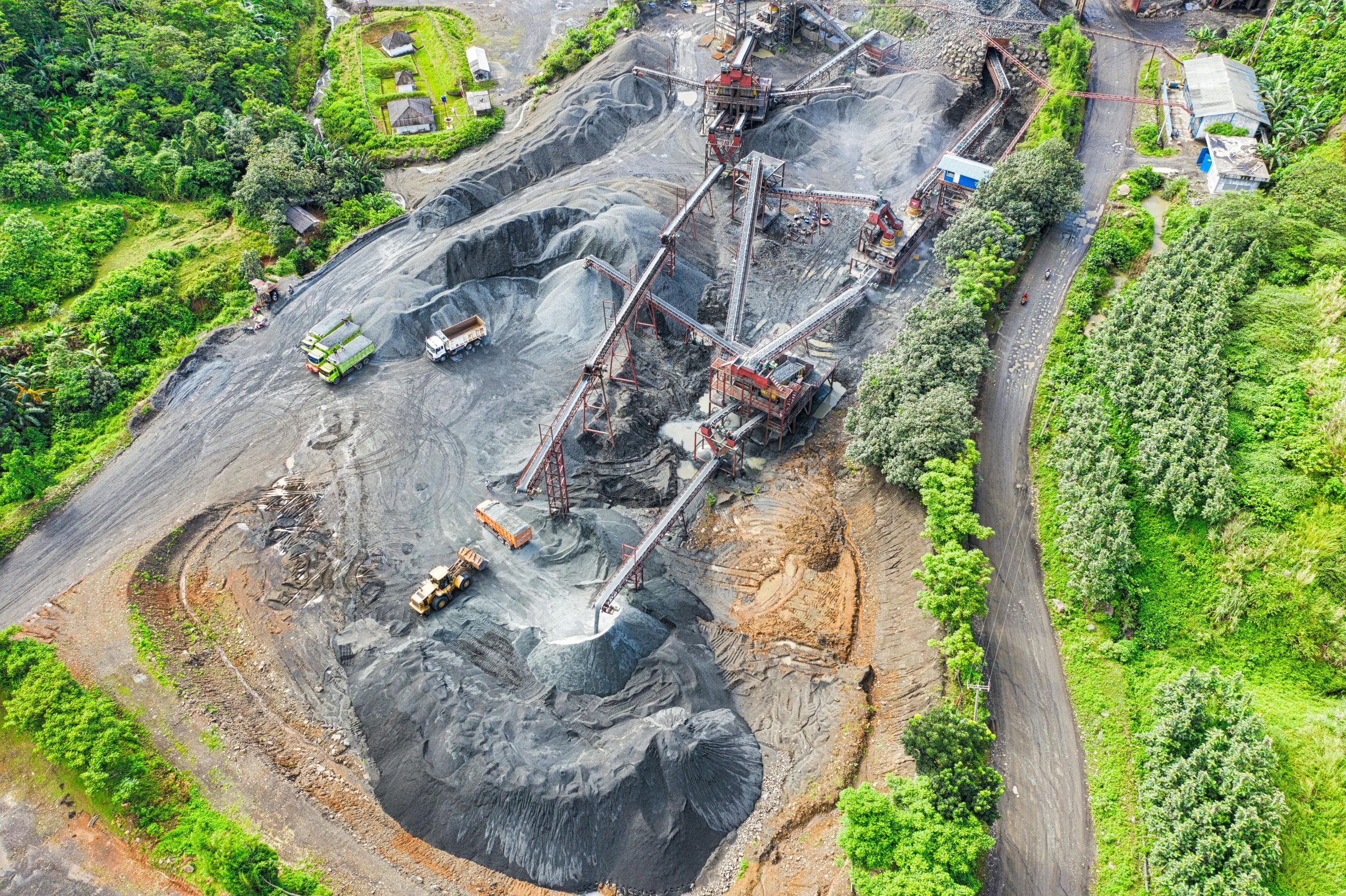 Mining site there are very few women in the Nigerian Mining industry