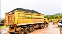 Tractors at a Mining site