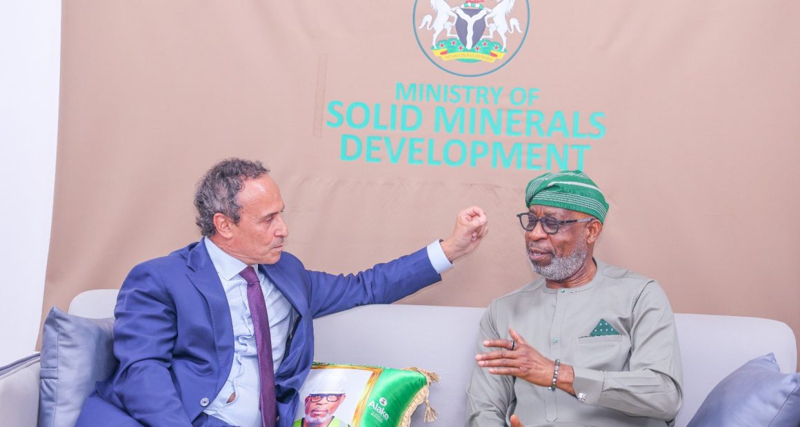 Dele Alake ,Marc Fonbaustier and Others (Nigerian Mining)