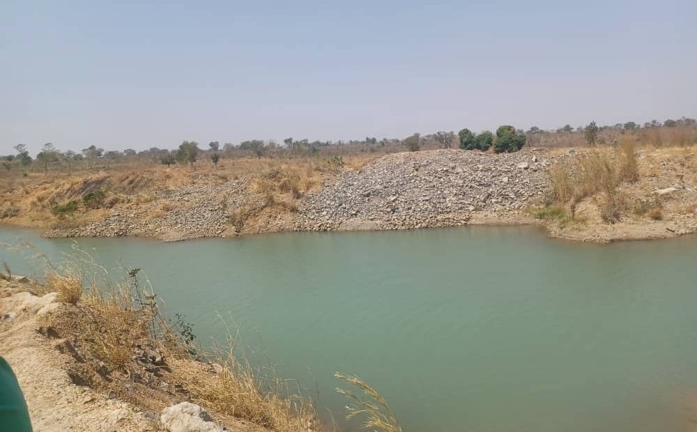 An acidic mine pond in, Anyiin (Nigerian Mining)