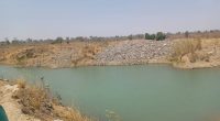 An acidic mine pond in, Anyiin (Nigerian Mining)
