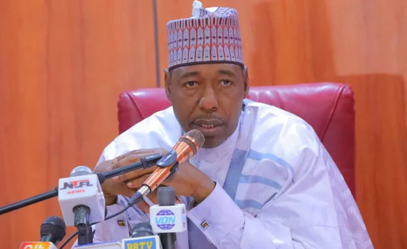 Borno State Governor, Babagana Zulum (Nigerian Mining)