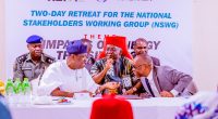 Secretary General of the Federation, Senator George Akume, The Governor of Abia State Dr Alex C. Otti and others (Nigerian Mining)