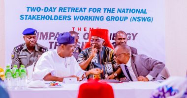 Secretary General of the Federation, Senator George Akume, The Governor of Abia State Dr Alex C. Otti and others (Nigerian Mining)